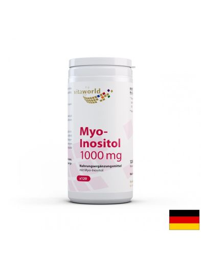 Мио-инозитол 1000 мг | Myo-inositol  | Vitaworld , 120 веган капс.