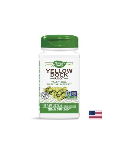 Къдрав Лапад  500 мг | Yellow Dock Root | Nature’s Way,  100 капс.
