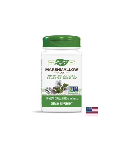 Бяла ружа ( корен ) 480 мг | Marshmallow Root | Nature’s Way, 100 капс.