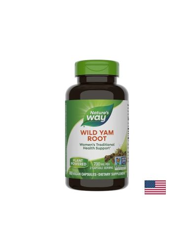 Див Ям Корен 425 мг | Wild Yam Root | Nature’s Way, 180 капс.