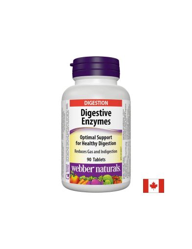 Храносмилателни ензими | Digestive Enzymes | Webber Naturals, 90 табл.