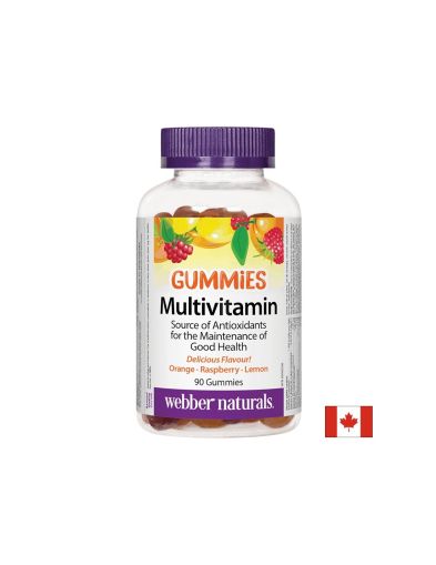 Желирани Мултивитамини | Multivitamins Gummies | Webber Naturals, 90 желирани табл.