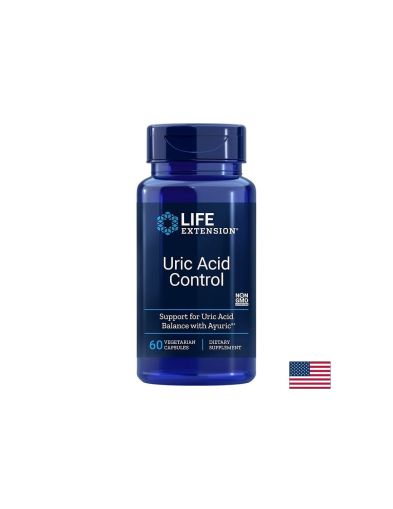 Контрол над Пикочната киселина | Uric Acid Control | Life Extension, 60 V капс.