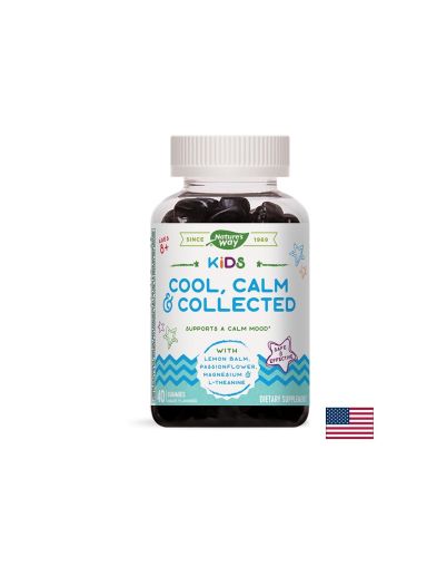 Формула за Стрес и Напрежение за Деца |Kids Cool, Calm & Collected | Nature’s Way, 40 желирани табл.