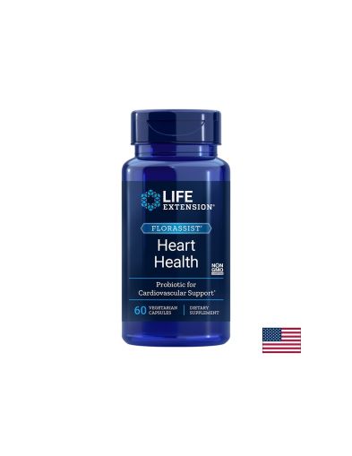 Пробиотик за сърдечно-съдовото здраве 2.5 млрд.| Florassist® Heart Health | Life Extension, 60 V капс.