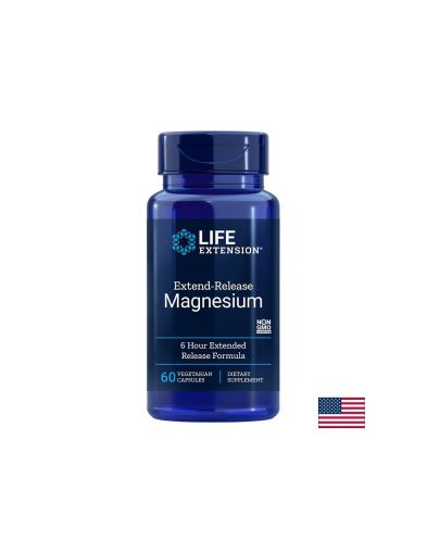 Магнезий  цитрат, оксид  250 мг | Extend-Release Magnesium | Life Extension, 60 V капс. с удължено освобождаване