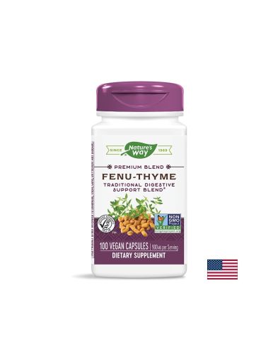 Сминдух и Мащерка | Fenugreek & Thyme  | Nature’s Way, 100 капс.