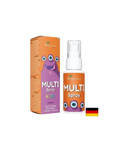 Мултивитамини за Деца | Multi Vitamin Spray Junior | Vegavero, орален спрей 25 мл.