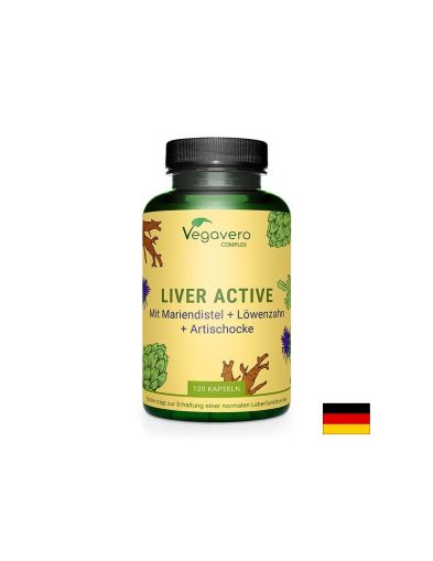 Билкова смес за черния дроб | Liver Active Complex | VegaVero, 120 капс.