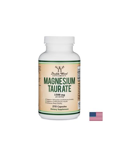 Магнезий таурат 120 мг | Magnesium taurate  | Double Wood, 210 капс.