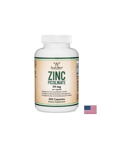 Цинк Пиколинат 50 мг | Zinc Picolinate | Double Wood, 300 капс.