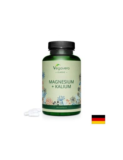 Магнезий + Калий | Magnesium + Kalium | Vegavero, 180 капс.