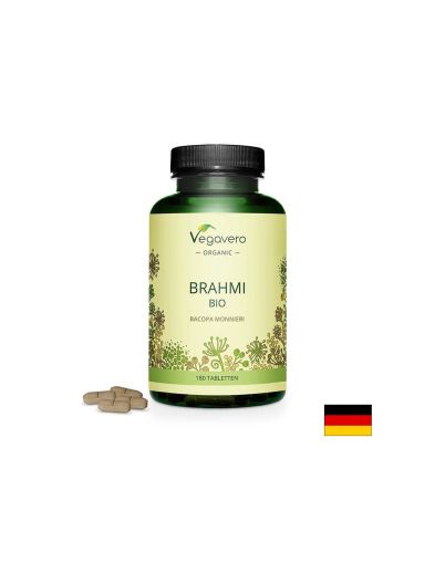 Био Брахми (Бакопа Мониери) | Brahmi BIO | VegaVero, 180 табл.