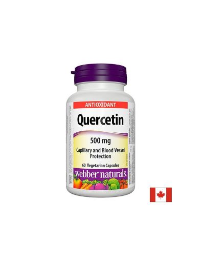 Кверцетин 500 мг | Quercetin | Webber Naturals, 60 капс.
