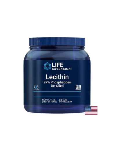 Лецитин | Lecithin | Life Extension, 454 гр прах