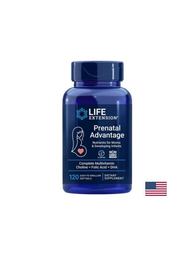 Prenatal Advantage - Мултивитамини за бременни и кърмачки, 120 софтгел капсули