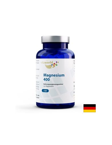 Магнезиев оксид 400 мг | Magnesium | Vitaworld® , 120 капс.