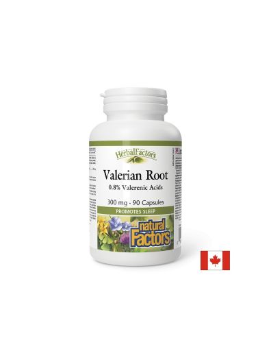 Валериана корен  300 мг | Valerian Root | Natural Factors, 90 капс.