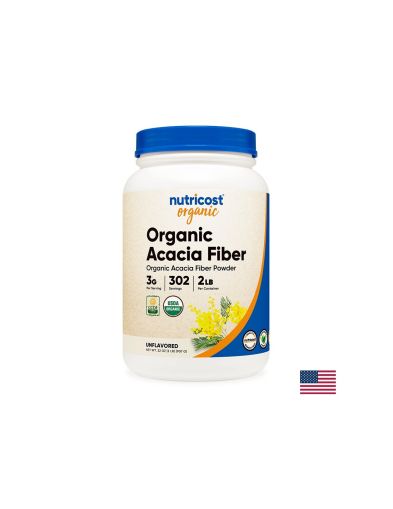 Акациеви фибри Органик | Organic Acacia Fiber | Nutricost , 907 гр.