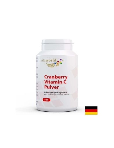 Червена боровинка с витамин Ц | Cranberry Vitamin C | Vitaworld ® , 180 капсули