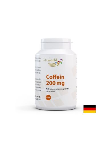 Кофеин 200 мг | Coffein | Vitaworld, 180 табл.