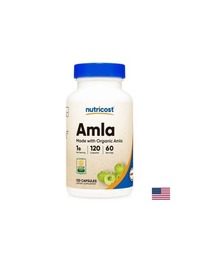Амла | Amla Organic | Nutricost , 120 капс.