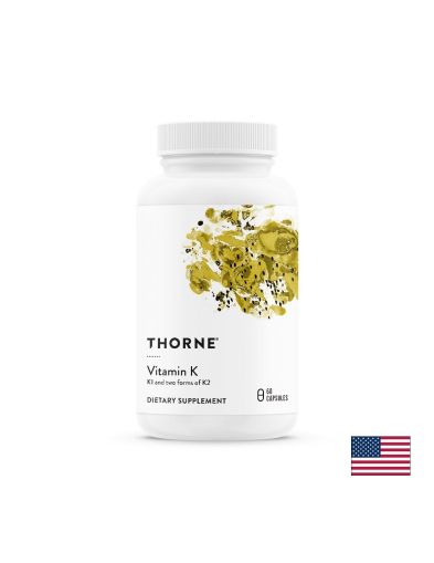 Витамин К1+К2 | Vitamin K | Thorne , 60 капс.