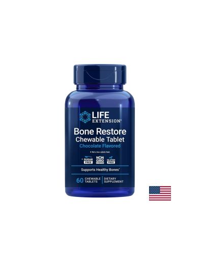Формула за Кости  | Bone Restore | Life Extension, 60 дъвч. табл. с вкус на шоколад