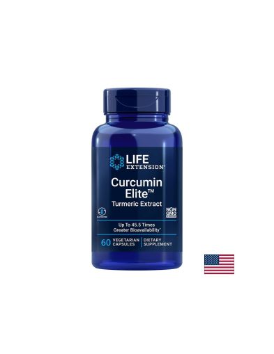 Куркума екстракт 500 мг | Curcumin Elite ™ Turmeric Extract | Life Extension, 60 капс.