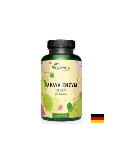 Папая ензими | Papaya Enzym | Vegavero, 120 капс.