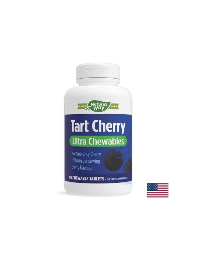 Вишна Концентрат 400 мг | Thart Cherry Extract | Nature’s Way , 90 дъвч. табл.