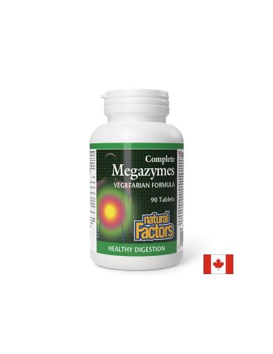 Растителни храносмилателни ензими | Digestive Enzymes | Natural Factors, 90 таблетки