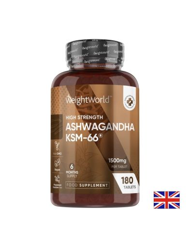 Aшваганда KSM-66® 150 мг | Ashwagandha KSM | Weight World , 180 табл.