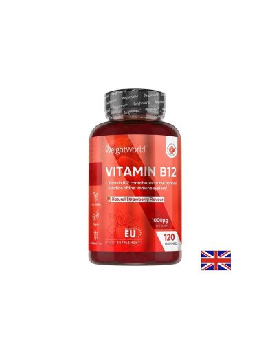 Витамин Б12 ( метилкобаламин ) 1000 мкг | Vitamin B12 | Weight World, 120 жел. табл.