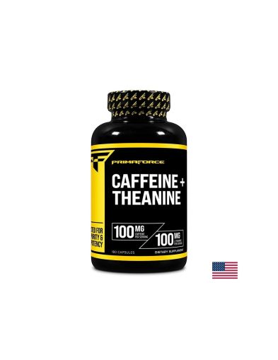Кофеин + Теанин | Caffeine + Theanine | Nutricost, 180 капс.