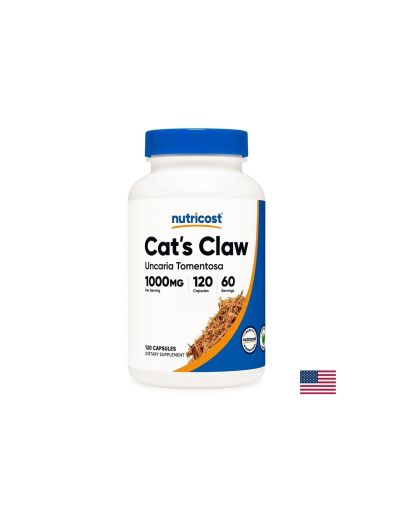 Котешки нокът (кора) 500 мг | Cat’s Claw | Nutricost, 120 капс.