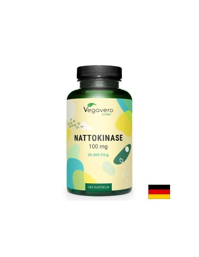 Натокиназа 100 мг | Nattokinase | Vegavero, 180 капс.