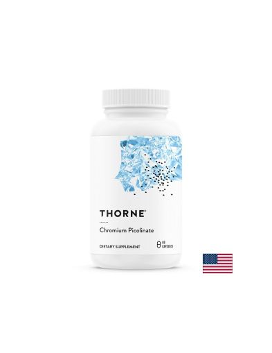 Хром Пиколинат 500 мкг | Chromium Picolinate | Thorne, 60 капс.