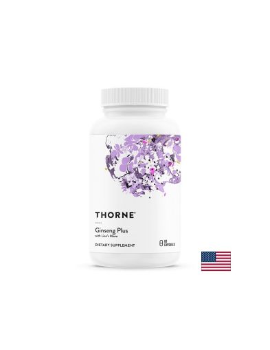 Корейски женшен, Лъвска грива и Мурсалски чай | Ginseng Plus Lion’s Mane | Thorne, 60 капсули