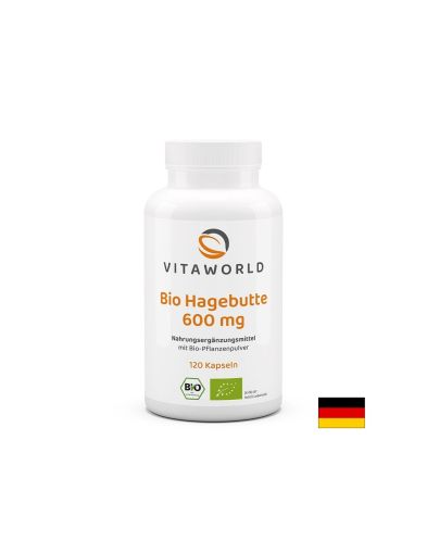 Шипка Екстракт 600 мг | Rose hip | Vitaworld, 120 капс.