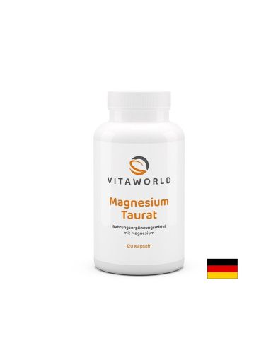 Магнезий таурат 150 мг | Magnesium Tauarate | Vitaworld, 120 капс.