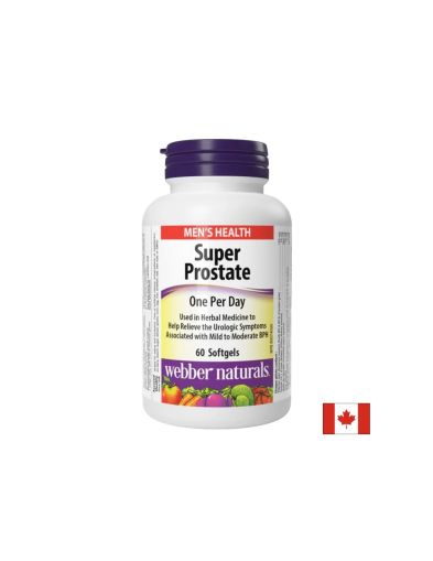 Супер простата | Super Prostate | Webber Naturals, 60 драж.