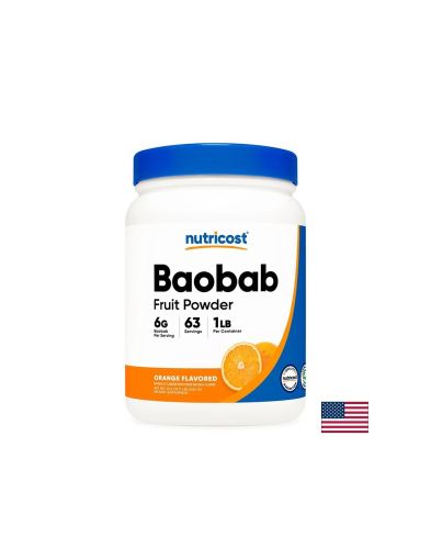 Баобаб  на Прах | Baobab Powder | Nutricost, 453 гр.