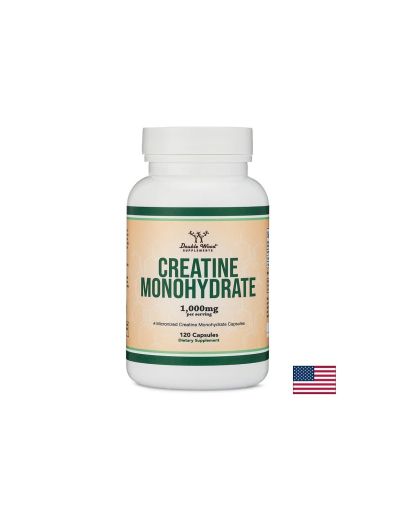 Креатин Монохидрат 500 мг | Creatine Monohydrate | Double Wood, 120 капс.