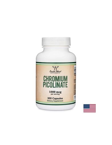 Хром Пиколинат 500 мкг | Chromium picolinate | Double Wood, 300 капс.