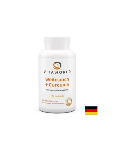 Куркума + Босвелия + МСМ | Turmeris + Boswellia + MSM | Vitaworld, 120 капс.