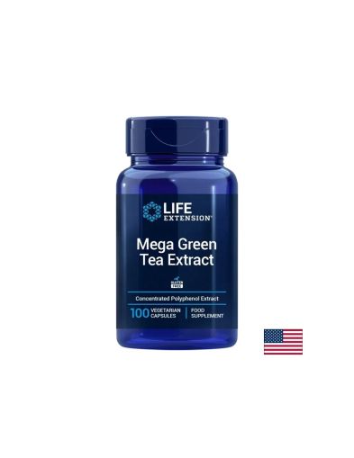 Зелен чай 725 мг | Mega Green Tea | Life Extension, 100 капс.
