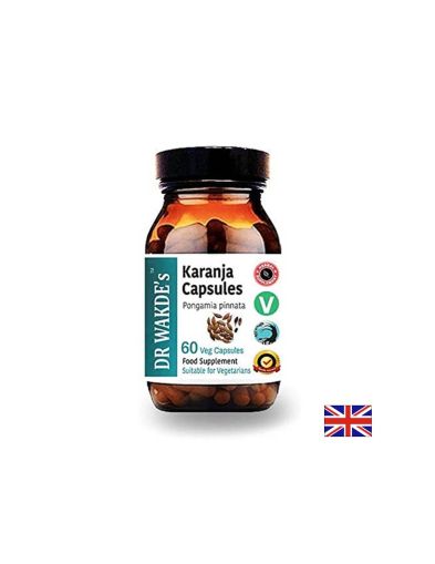 Каранджа (Pongamia pinnata) - при кожни проблеми, екземи, язви и акне, 60 капсули