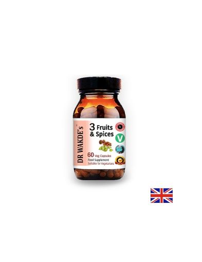 3 Fruits & Spices / 3 Плода & Подправки Аюрведа, 60 капсули DR WAKDE’s
