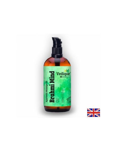 Масажно масло от Брахми (Brahmi) - при стрес, депресия и слаба памет, 100 ml